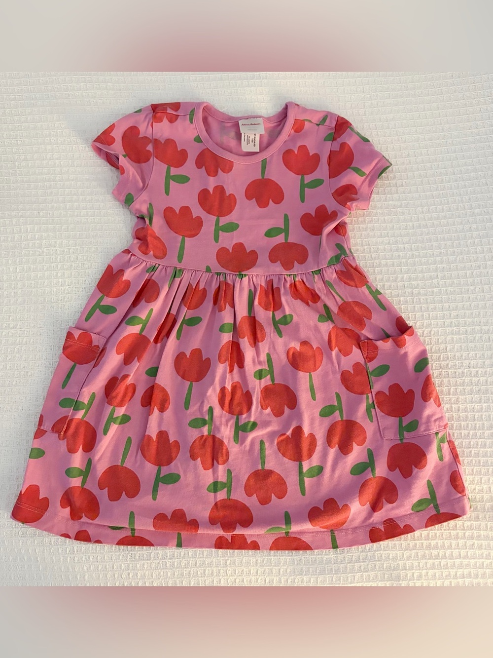 Hanna Andersson playground dress with pockets - tulip print